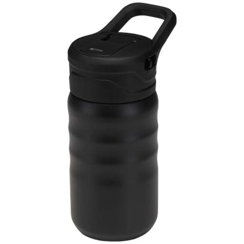 Botella deportiva Knox de 350 ml de acero inoxidable de doble pared reciclado RCS con pajita abatible