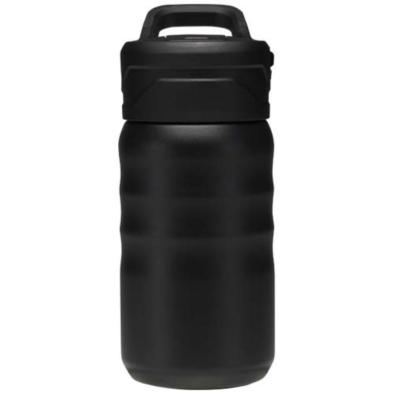 Botella deportiva Knox de 350 ml de acero inoxidable de doble pared reciclado RCS con pajita abatible