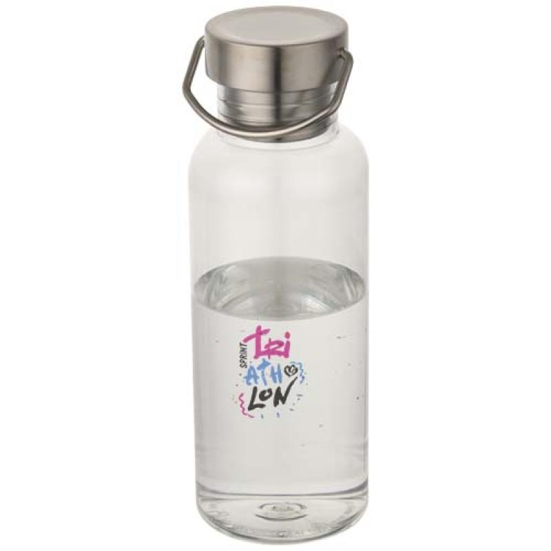 Botella de agua Thor de 600 ml, fabricada con RPET reciclado de RCS
