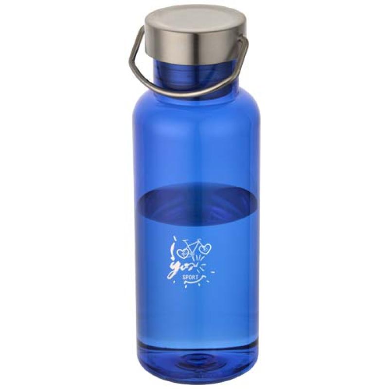 Botella de agua Thor de 600 ml, fabricada con RPET reciclado de RCS
