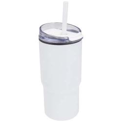Vaso térmico de doble pared reciclado RCS de 540 ml de Westin con pajita