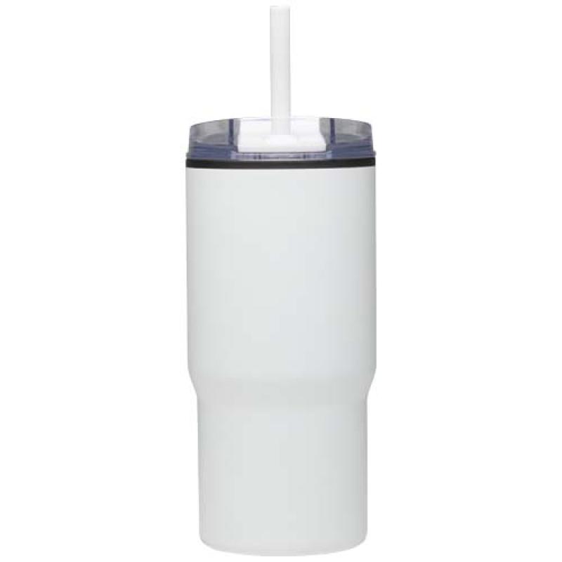 Vaso térmico de doble pared reciclado RCS de 540 ml de Westin con pajita