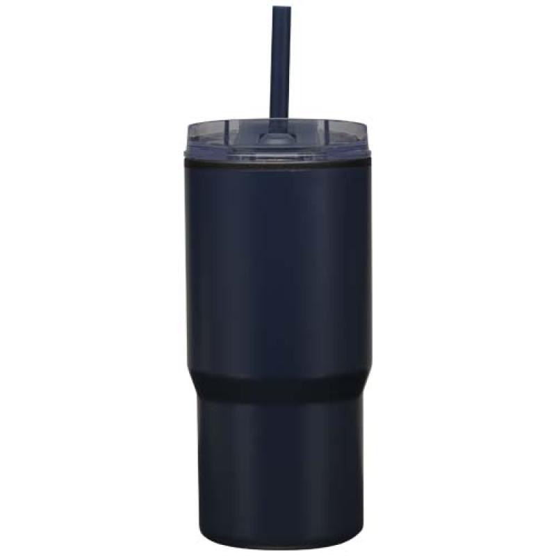 Vaso térmico de doble pared reciclado RCS de 540 ml de Westin con pajita