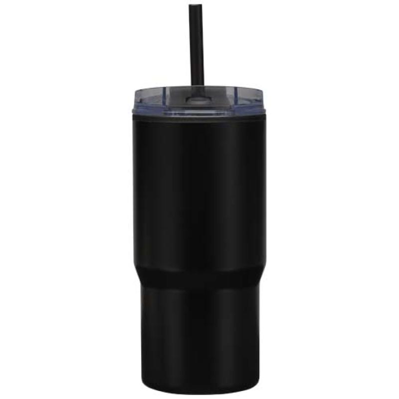 Vaso térmico de doble pared reciclado RCS de 540 ml de Westin con pajita