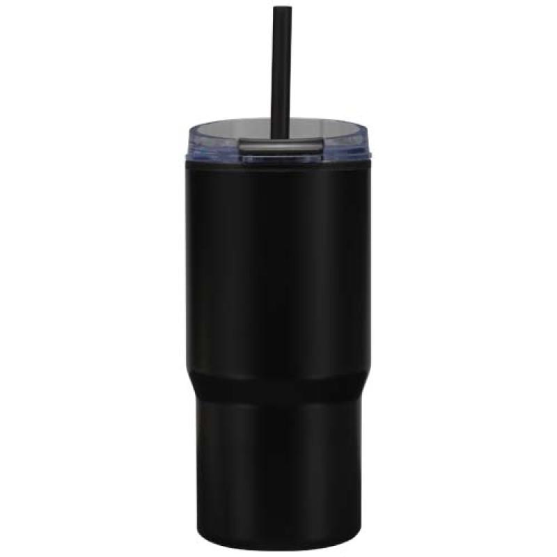 Vaso térmico de doble pared reciclado RCS de 540 ml de Westin con pajita