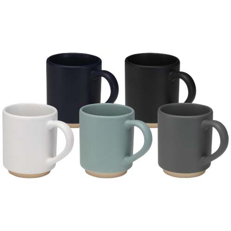 Taza de cerámica apilable Camilla de 180 ml con acabado mate