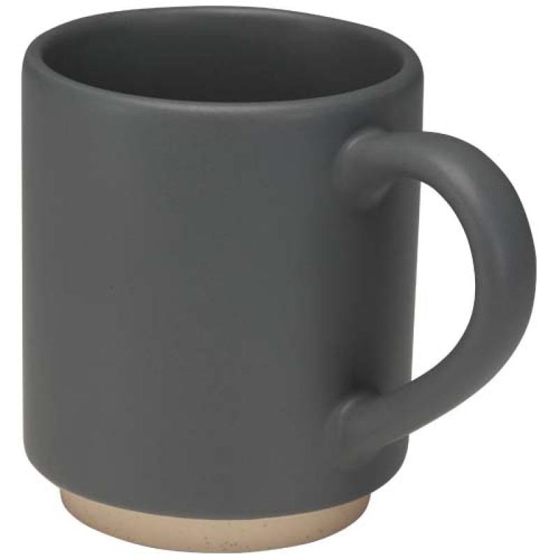 Taza de cerámica apilable Camilla de 180 ml con acabado mate
