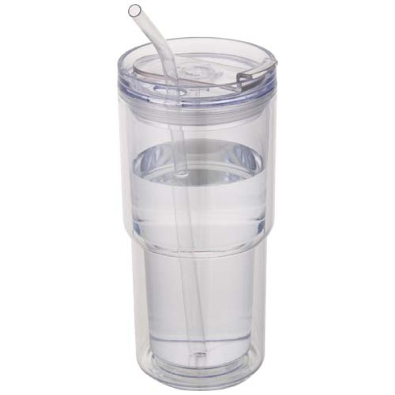 Vaso de plástico de doble pared Archer de 480 ml