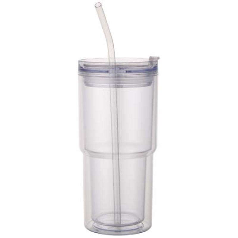 Vaso de plástico de doble pared Archer de 480 ml