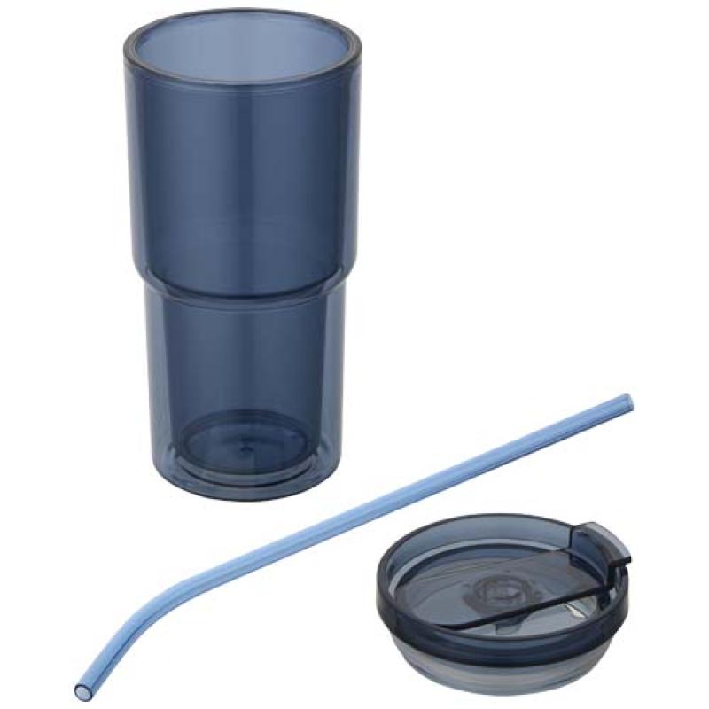 Vaso de plástico de doble pared Archer de 480 ml