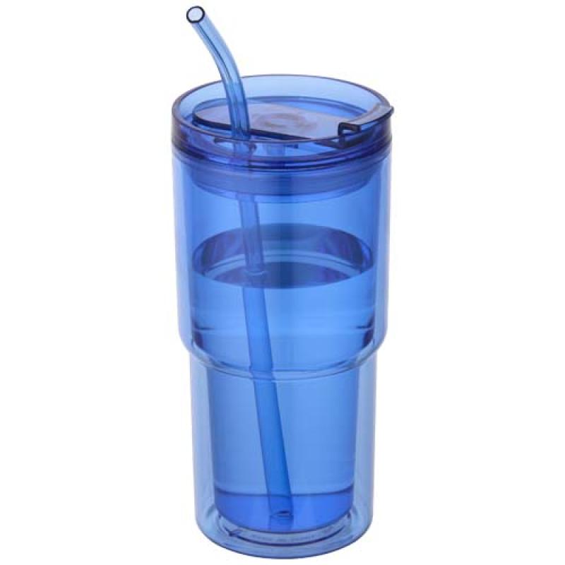 Vaso de plástico de doble pared Archer de 480 ml