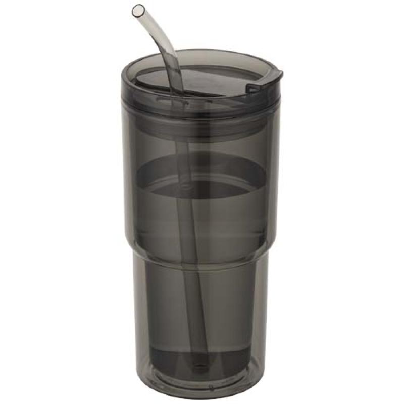 Vaso de plástico de doble pared Archer de 480 ml