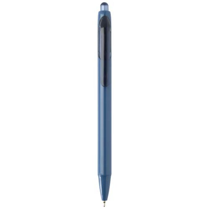 Bolígrafo de doble inyección de material reciclado RCS (tinta azul) "Glen"