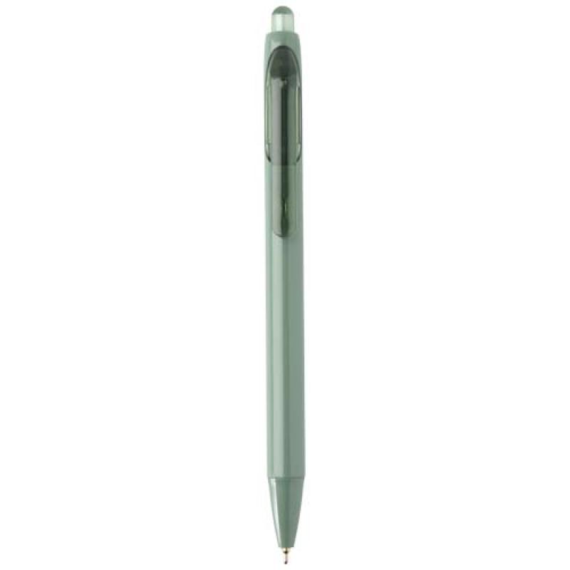 Bolígrafo de doble inyección de material reciclado RCS (tinta azul) "Glen"