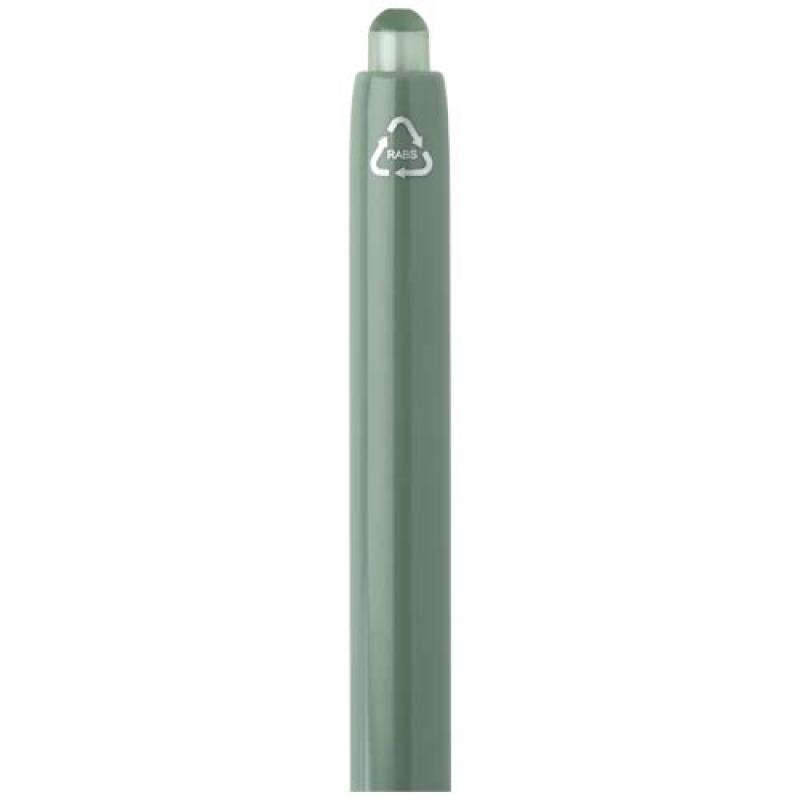 Bolígrafo de doble inyección de material reciclado RCS (tinta azul) "Glen"