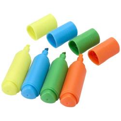 Set de rotuladores fluorescentes de plástico reciclado