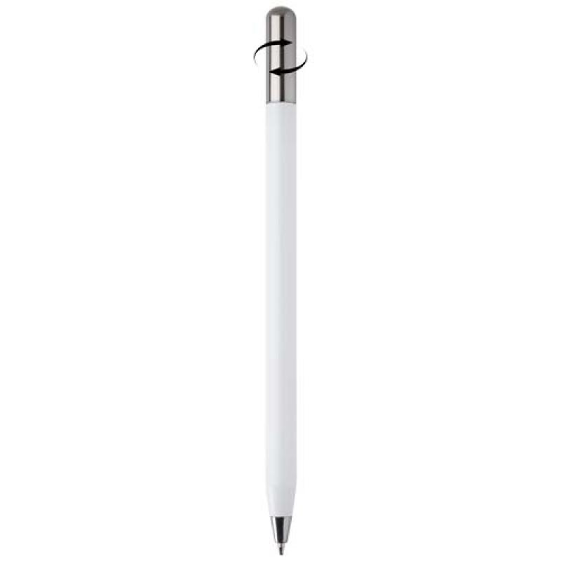 Bolígrafo giratorio SMART de aluminio reciclado (tinta negra)