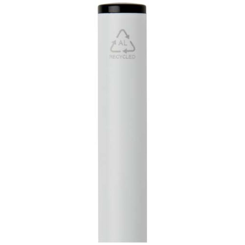 Bolígrafo giratorio de aluminio reciclado Verton con funda (tinta azul)