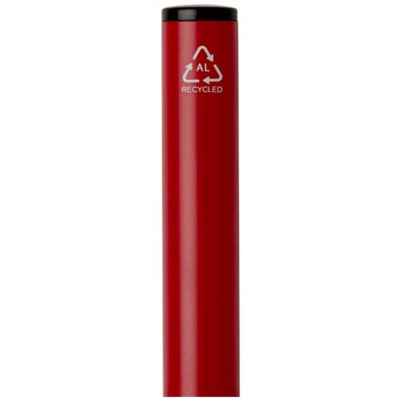 Bolígrafo giratorio de aluminio reciclado Verton con funda (tinta azul)
