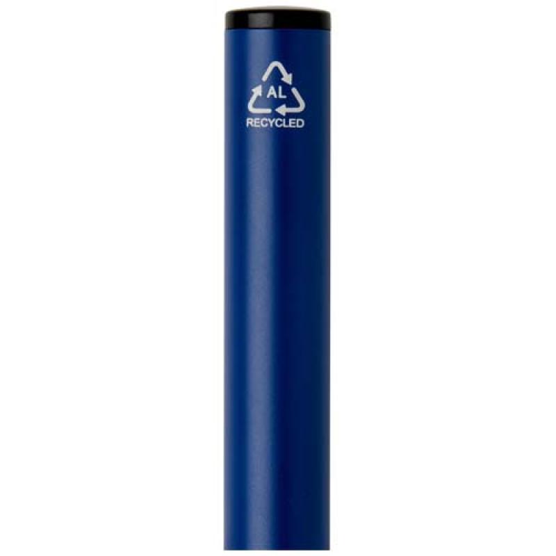 Bolígrafo giratorio de aluminio reciclado Verton con funda (tinta azul)