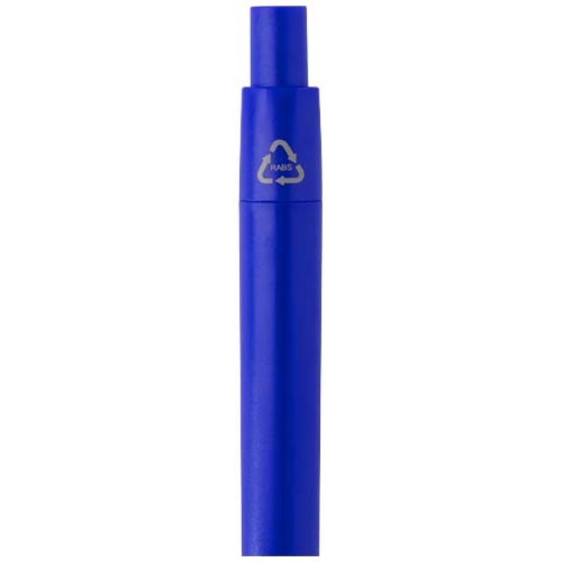Mini bolígrafo Ramin de plástico reciclado (tinta azul)