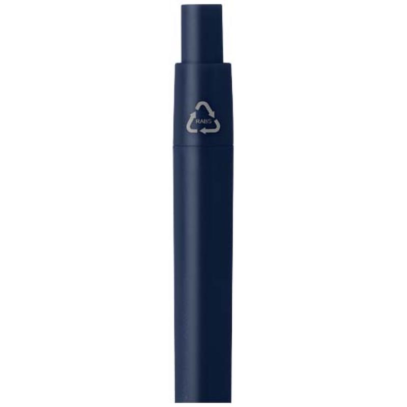Mini bolígrafo Ramin de plástico reciclado (tinta azul)