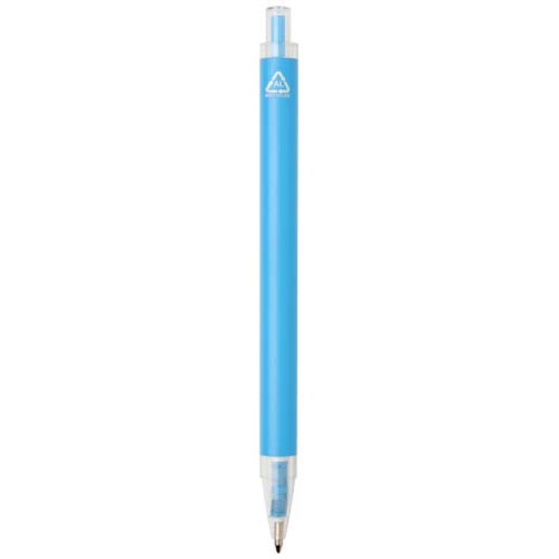 Bolígrafo Spectrum de aluminio reciclado (tinta azul)
