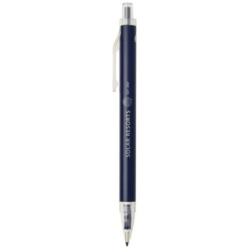 Bolígrafo Spectrum de aluminio reciclado (tinta azul)