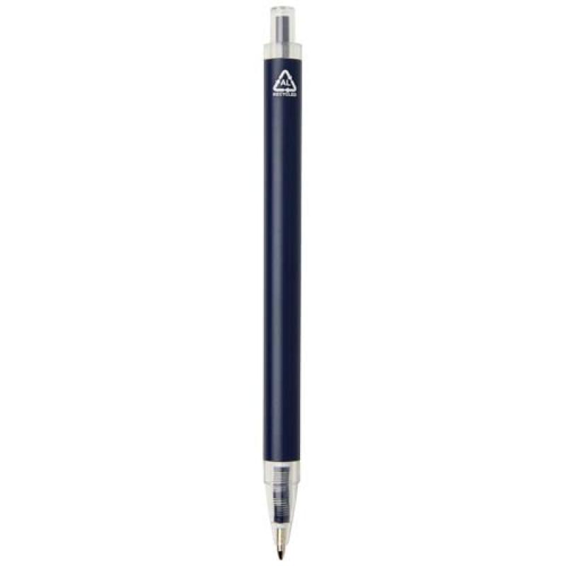 Bolígrafo Spectrum de aluminio reciclado (tinta azul)