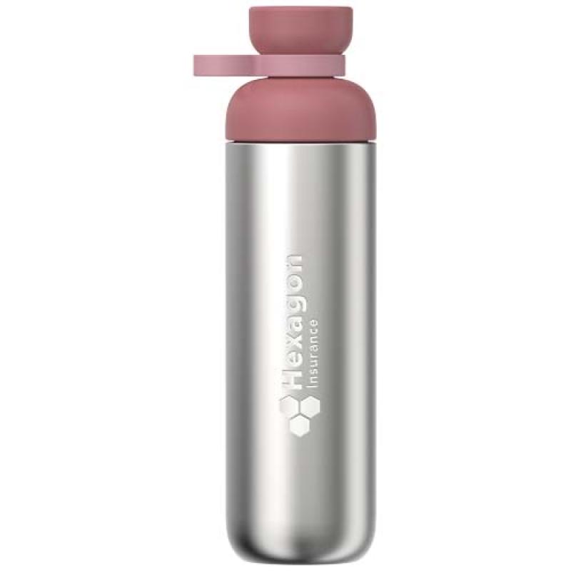 Botella de agua Mepal Vita de 900 ml, de acero inoxidable reciclado