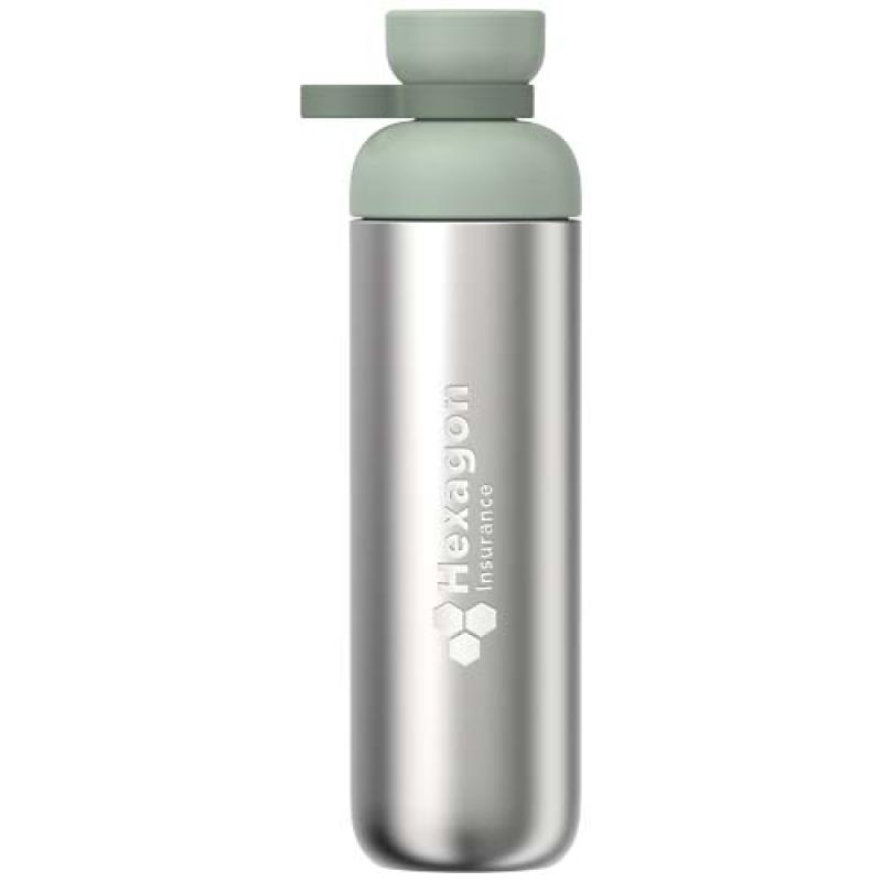 Botella de agua Mepal Vita de 900 ml, de acero inoxidable reciclado