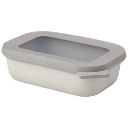 Mepal Cirqula, recipiente rectangular de 500 ml con varios compartimentos