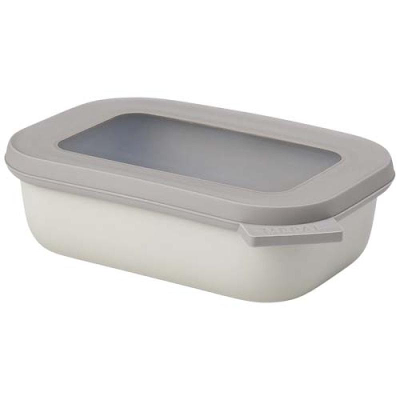 Mepal Cirqula, recipiente rectangular de 500 ml con varios compartimentos