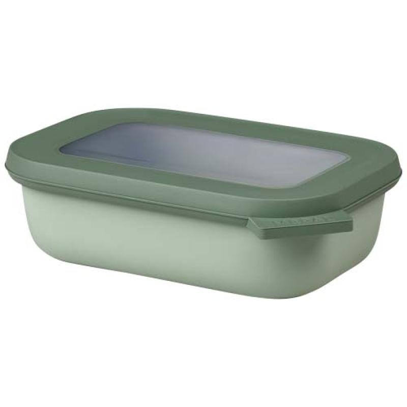Mepal Cirqula, recipiente rectangular de 500 ml con varios compartimentos