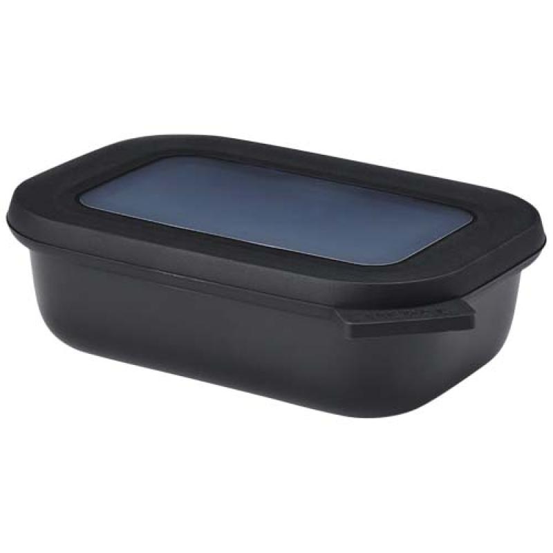 Mepal Cirqula, recipiente rectangular de 500 ml con varios compartimentos