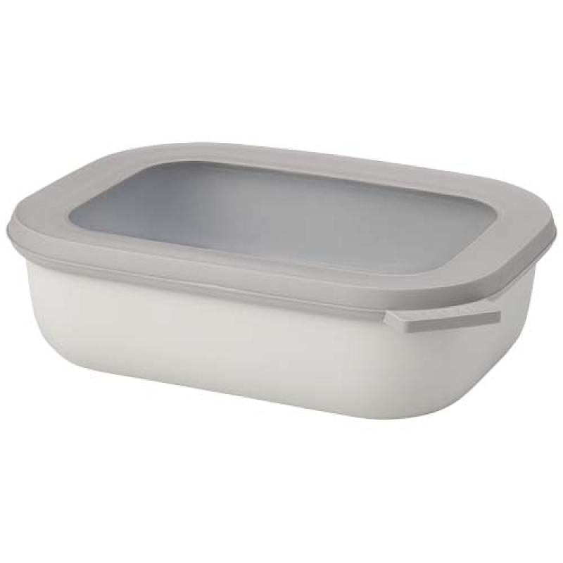 Mepal Cirqula, recipiente rectangular de 1000 ml con varios compartimentos