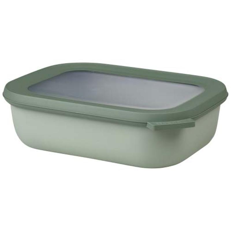 Mepal Cirqula, recipiente rectangular de 1000 ml con varios compartimentos