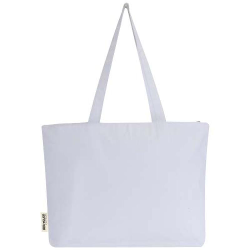 Bolsa Tote de algodón 320 g/m² con cremallera Ningbo