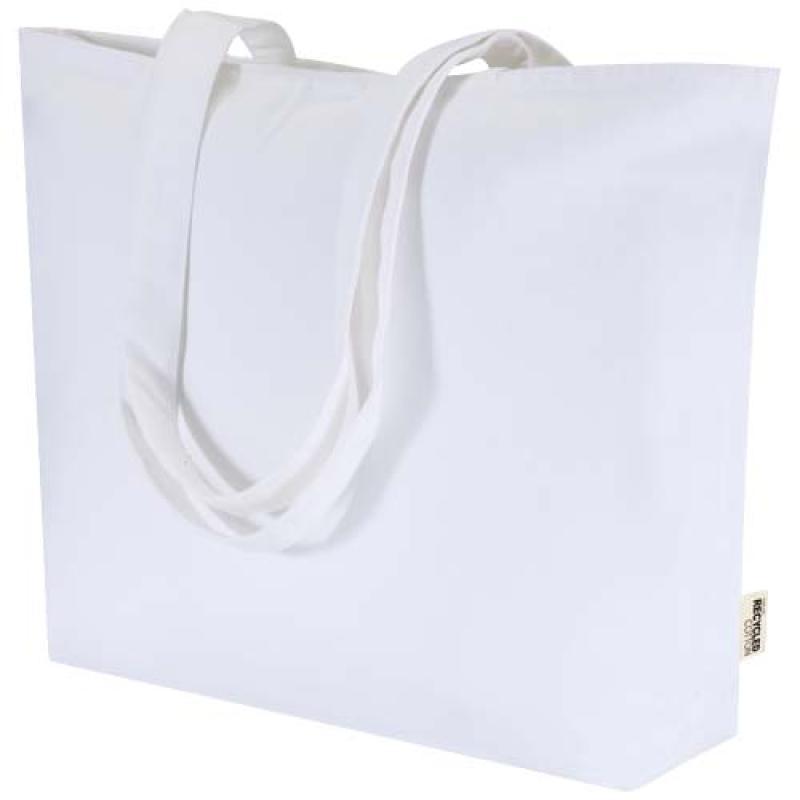 Bolsa Tote de algodón 320 g/m² con cremallera Ningbo
