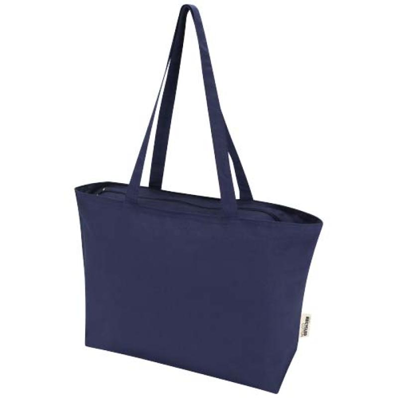 Bolsa Tote de algodón 320 g/m² con cremallera Ningbo