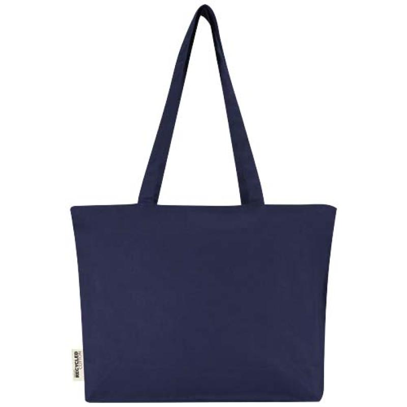 Bolsa Tote de algodón 320 g/m² con cremallera Ningbo