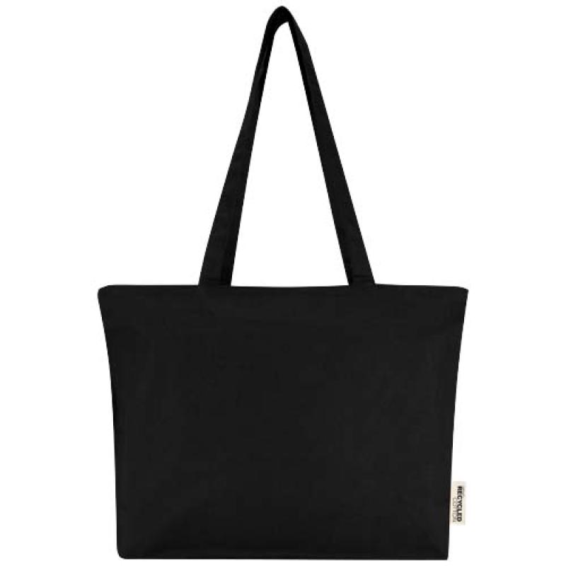 Bolsa Tote de algodón 320 g/m² con cremallera Ningbo