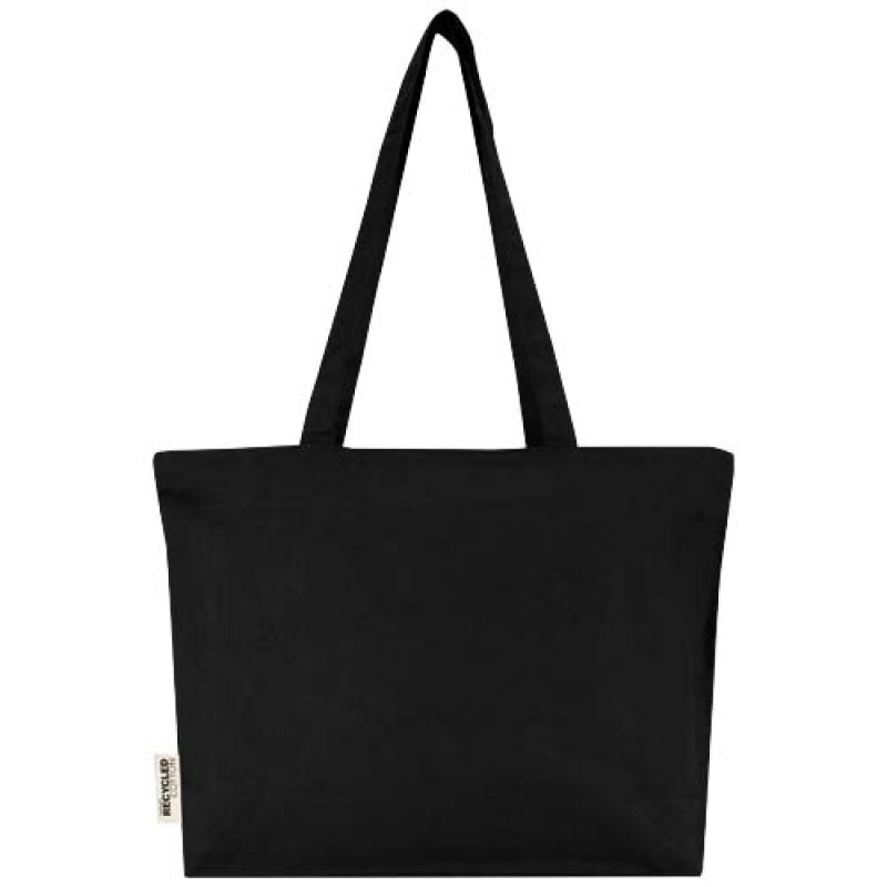 Bolsa Tote de algodón 320 g/m² con cremallera Ningbo