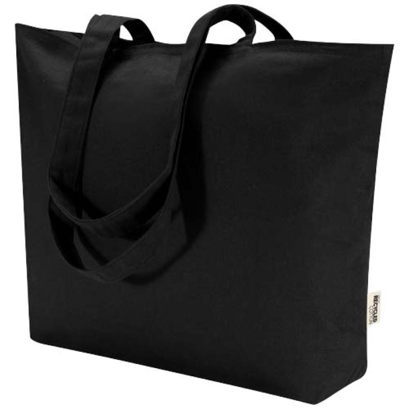 Bolsa Tote de algodón 320 g/m² con cremallera Ningbo