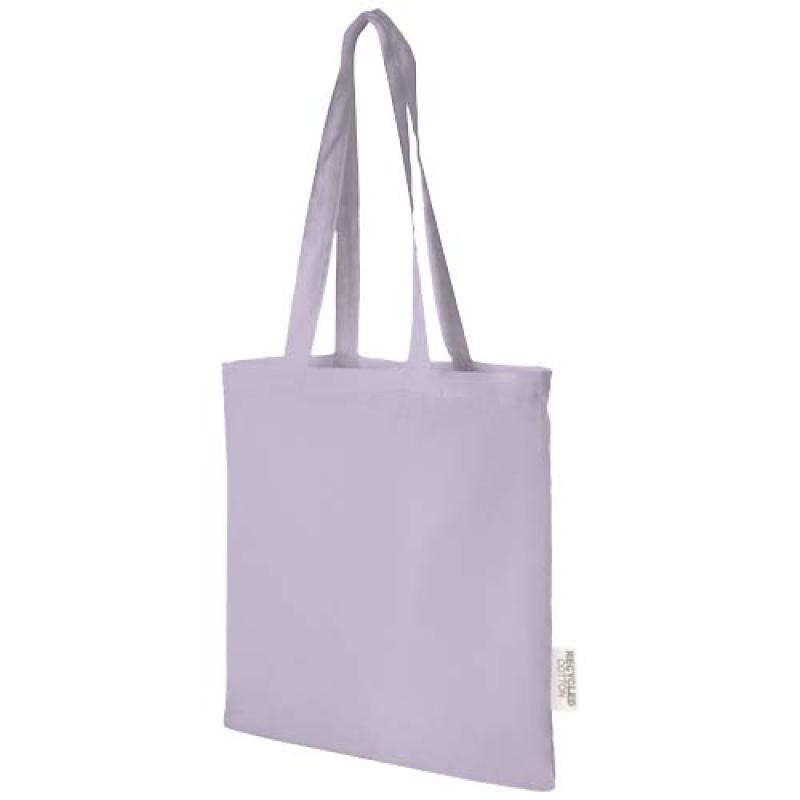 Bolsa Tote de algodón reciclado GRS de 140 g/m2 de 7 L Madras