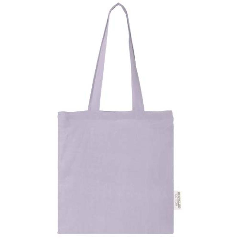Bolsa Tote de algodón reciclado GRS de 140 g/m2 de 7 L Madras