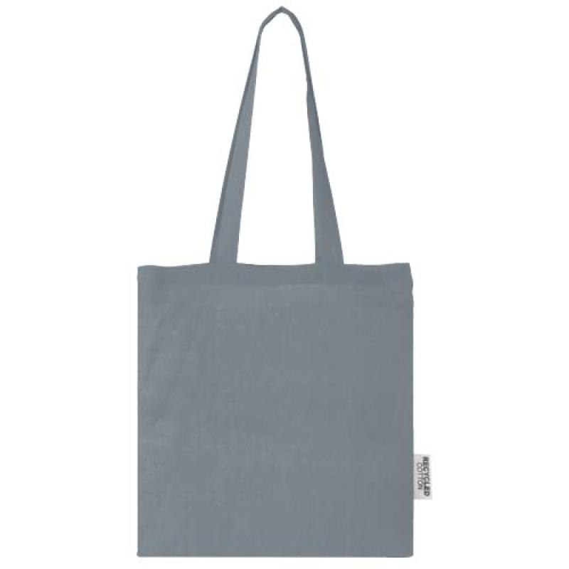 Bolsa Tote de algodón reciclado GRS de 140 g/m2 de 7 L Madras