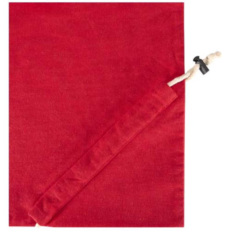Bolsa de tela de algodón reciclada GRS «Madras Blend», 140 g/m², plegable, 7 l