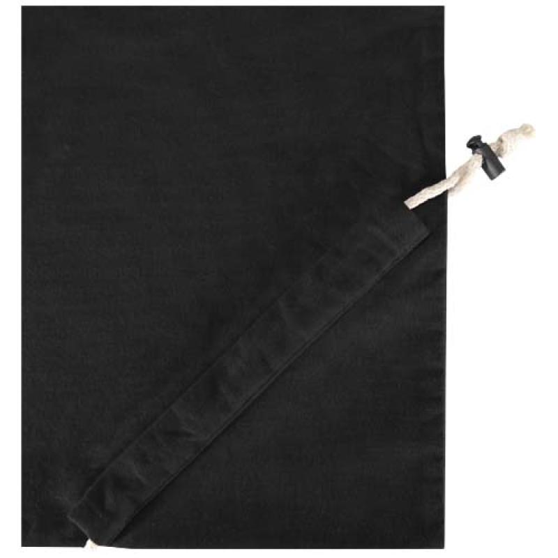 Bolsa de tela de algodón reciclada GRS «Madras Blend», 140 g/m², plegable, 7 l