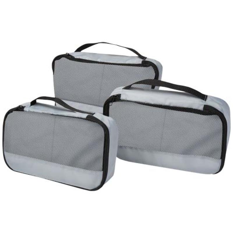 Cubos de viaje reciclados Jet GRS - juego de 3